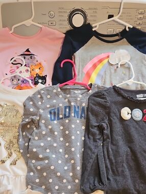 3t Toddler Girl Long Sleeve Tee Shirt Lot